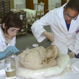 Descubierta una cabeza del emperador Augusto en Zaragoza