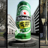 Sorprendentes columnas de publicidad