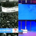 Telemadrid compara la marcha por el empleo con las que organizaba Franco