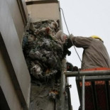 Se desmorona un gran puente en Shangai hecho con basura