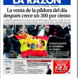 La Razón: titular principal de portada con error matemático