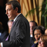 Zapatero en su discurso en Washington: "hablaré en español, la primera lengua en la que se rezó en estas tierras"