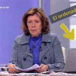 Curri Valenzuela tira un ordenador al suelo en directo