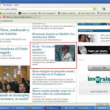 Curiosa ilustración del diario Público a una noticia sobre el rey