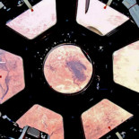 Primera fotografía desde la nueva cúpula de observación de la Estación Espacial Internacional