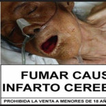 Durísimas imagenes en las cajas de cigarrillos en Perú