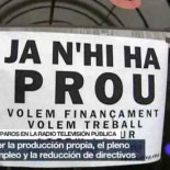 Huelgas en las teles públicas: TVE informa, Telemadrid manipula