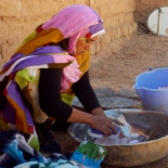 "Si parábamos junto a un pozo, los aviones nos ametrallaban"