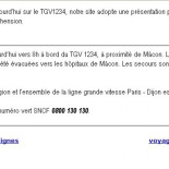 La web de SNCF anuncia por error una catástrofe ferroviaria [FR]