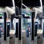 El 'cueling' en Barcelona. Decenas de personas usan el metro de la capital catalana sin pagar un céntimo