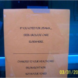 Si votaron por Obama, vayan a buscar tratamiento a otro lado (ING)