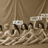 Empleadas de Fundescan se desnudan para denunciar que UGT las "despoja de todo"