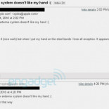 Steve Jobs acerca de los problemas de recepción del iPhone 4: «evita sostener el teléfono de esa forma»