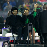 Un momento emocionante del final de la Copa del Mundo 2010