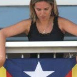 "No quitaré la estelada del balcón aunque los vecinos se quejen" [Cat]