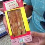 Sandwich de Paella con pollo, chorizo y gambas (WTF!)