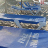 En esta playa las hamacas son gratis