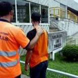 Cuatro jóvenes borrachos dan una paliza a discapacitados que cuidan las termas de Ourense