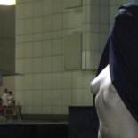 Una mujer con burka se desnuda en Barcelona contra la ejecución de Shakineh