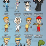 Cómo los usuarios de smartphones se ven entre ellos (Humor) [ENG]