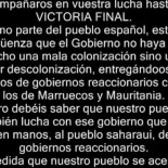 Discurso de Felipe Gonzalez en 1976 sobre el apoyo al pueblo saharaui y conferencia 33 años después