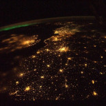 Espectaculares fotos nocturnas de la Tierra desde la Estación Espacial Internacional