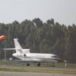 Zapatero usa de nuevo el Falcon para actos electorales del PSOE