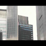 Rascacielos oscilando en el terremoto de Japón