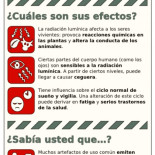 ¡Peligro! Radiación lumínica