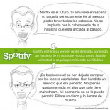 Spotify elimina su versión ilimitada gratuita (Humor)