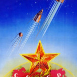 Pósters de propaganda del programa espacial soviético [EN]