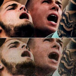 'La Gaceta' borra la esvástica de un legionario durante una procesión