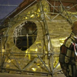 Roban parte de la estatua de Fabra del aeropuerto de Castellón