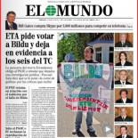 ¿Qué se diría si al diario GARA se le ocurriera sacar la foto de seis jueces en primera?