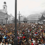 Imagen de la puerta de Sol la tarde del 17 de mayo