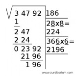 Cómo se hacían las raíces cuadradas y por qué se hacían así