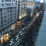 Las 'bicis' colapsan la Gran Vía
