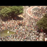 Impresionantes imágenes aéreas del 27M en Barcelona