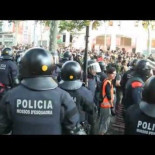 Carga Policial en el Carrer de Wellington,15J  8 de la mañana