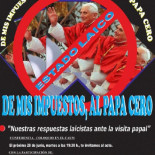 Laicos y católicos contra el gasto público que supone la visita del Papa a Madrid