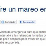 "Una mujer sufre un mareo en su domicilio", segunda parte