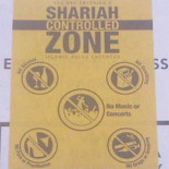 Aparecen en Londres carteles proclamando "Zonas controladas por la Sharia" [EN]