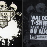 Neonazis con camisetas antifascistas