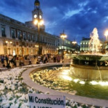 Gran despliegue policial para evitar la 'visita' del 15-M a las sedes de PSOE y PP