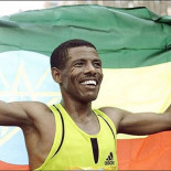 El atleta etíope Haile Gebreselassie, Premio Príncipe de Asturias de los Deportes 2011