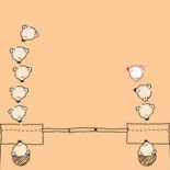 El clásico comportamiento que la mayoría ha padecido cuando existen dos filas