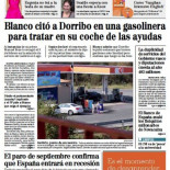 Blanco citó a Dorribo en una gasolinera para tratar en su coche de las ayudas