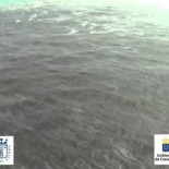 Piroclastos humeantes a dos kilómetros de La Restinga