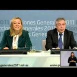 Pregunta en inglés en rueda de prensa sobre las elecciones