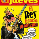 Portada de El Jueves: "El rey tiene un problema"